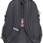 ORTHOPEDIC BACKPACK SAFARI WITH COMPUTER COMPARTMENT, BLACK, 8-11 CLASSES - image-1
